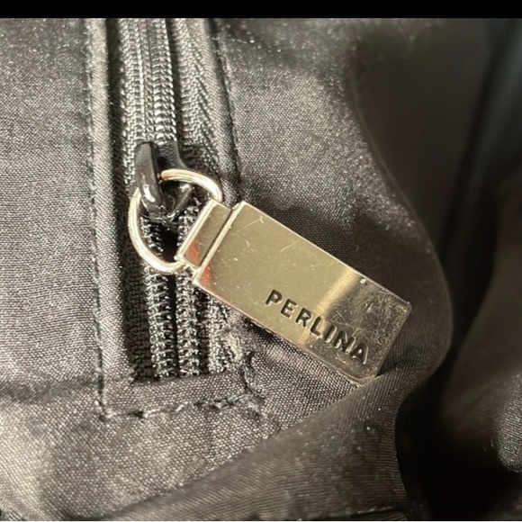 Perlina Black Leather Handbag - Picture 14 of 16